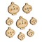 Cute Kawaii Sad Crying Onion Wood Buttons for Sewing Knitting Crochet DIY Craft